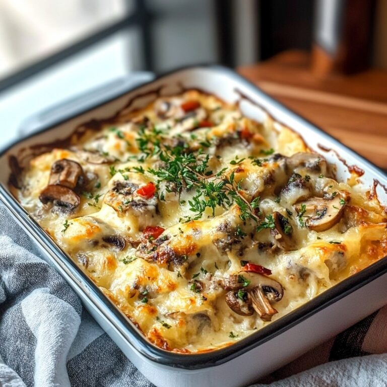Cheesy Mushroom Delight Recipe