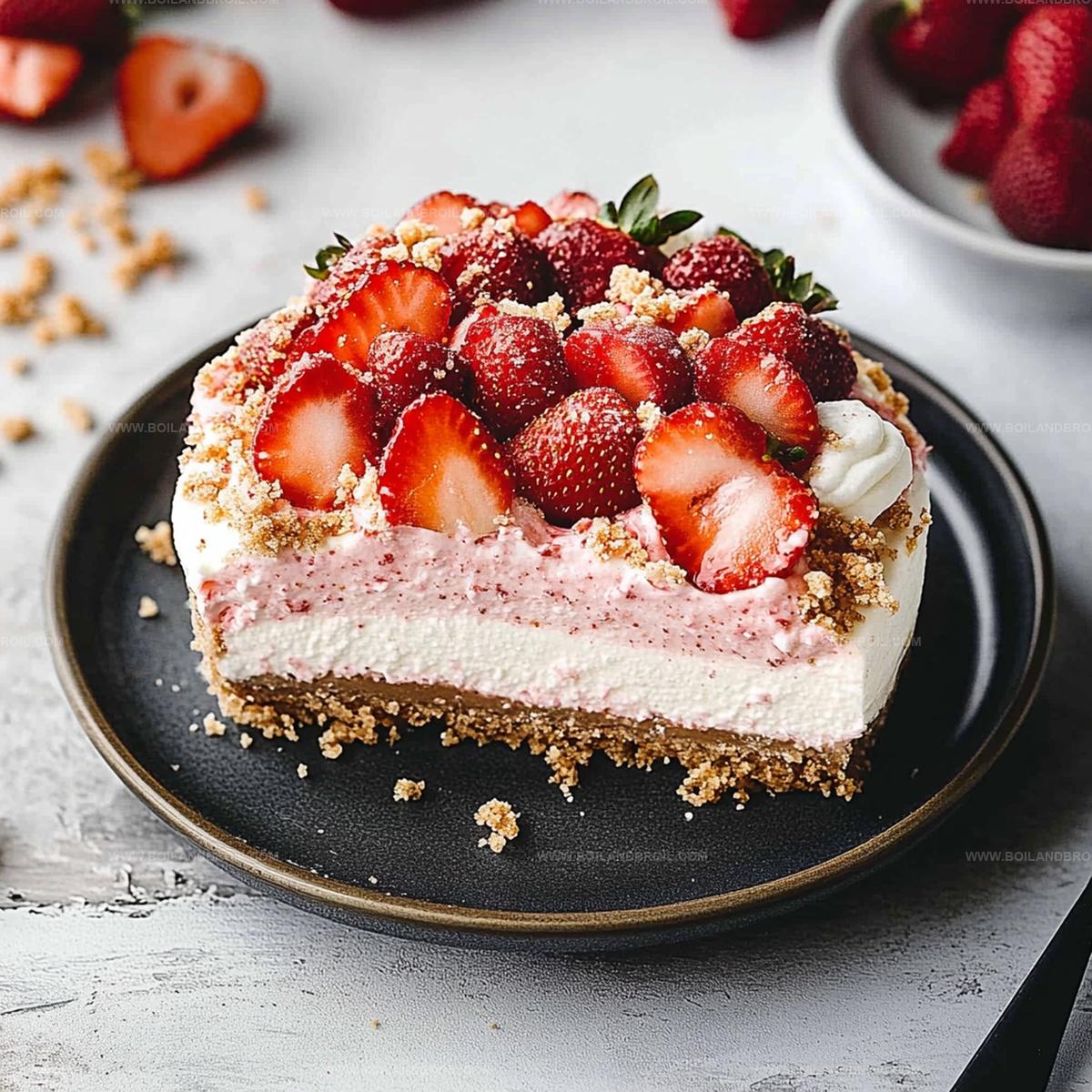 Strawberry crunch cheesecake Recipe