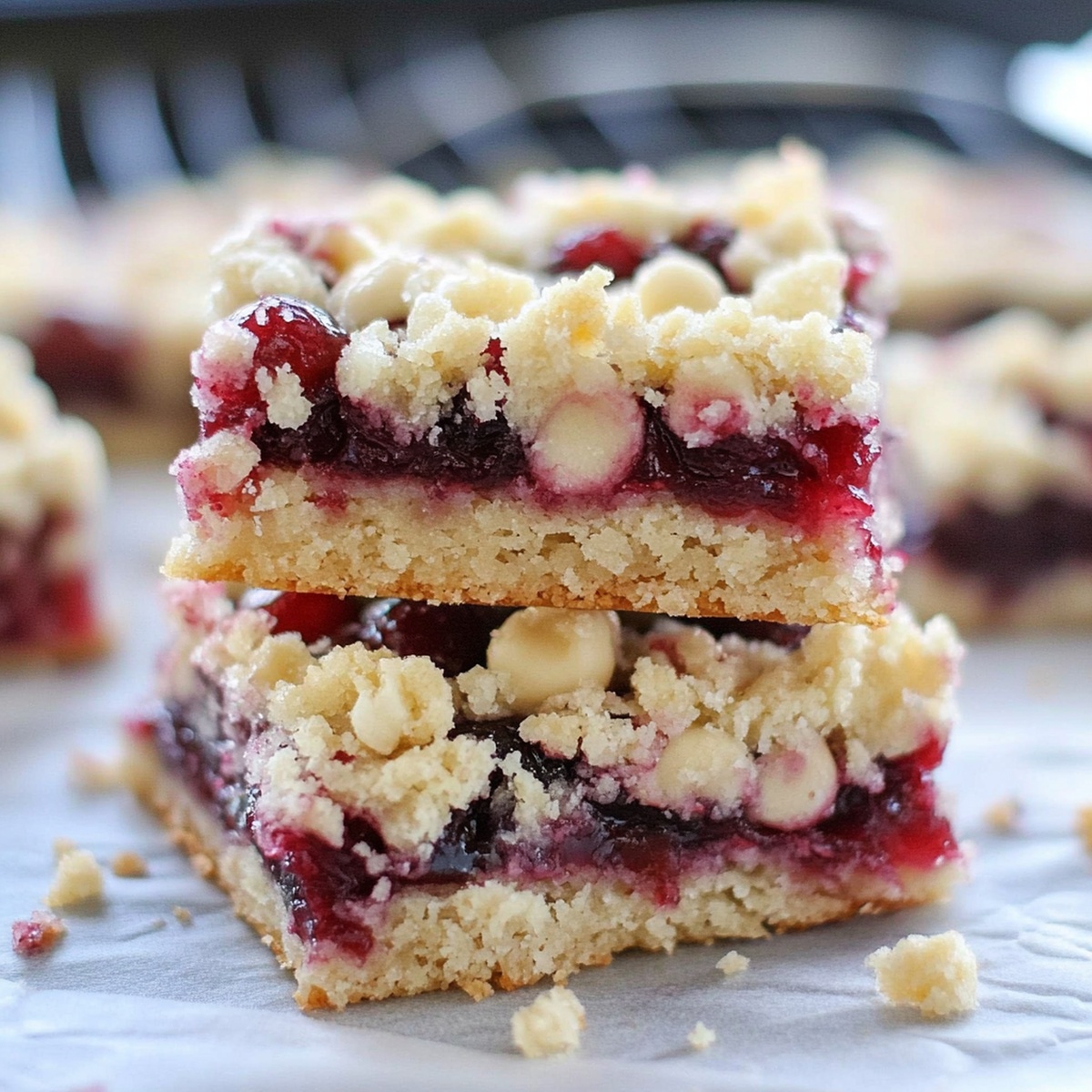Cranberry Crumble Bars Recipe
