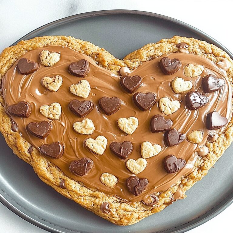 Heart Shaped Cookie Cake Recipe