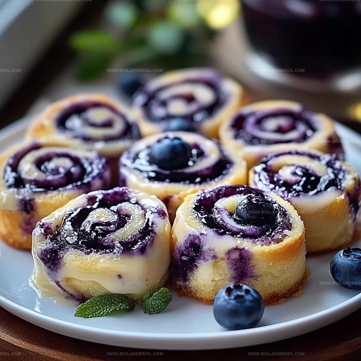Blueberry Cheesecake Rolls Recipe