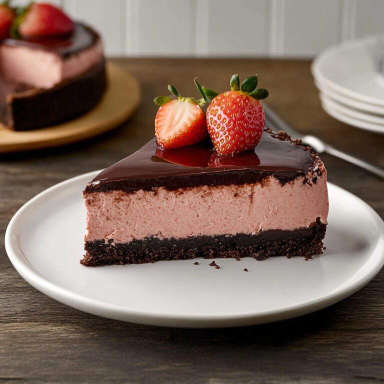 Chocolate Strawberry Cheesecake Recipe