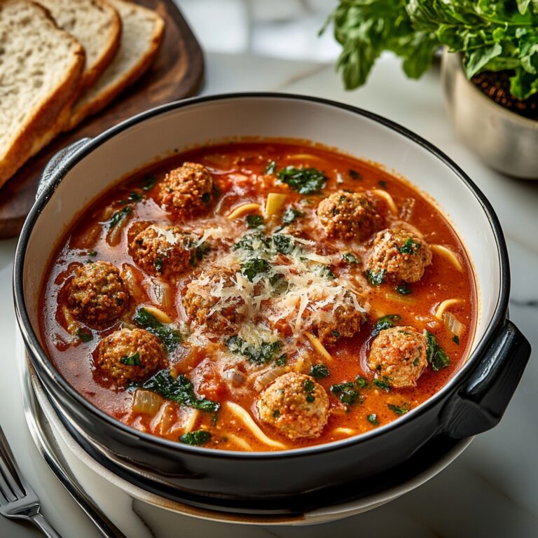 Italian Meatball Soup Recipe