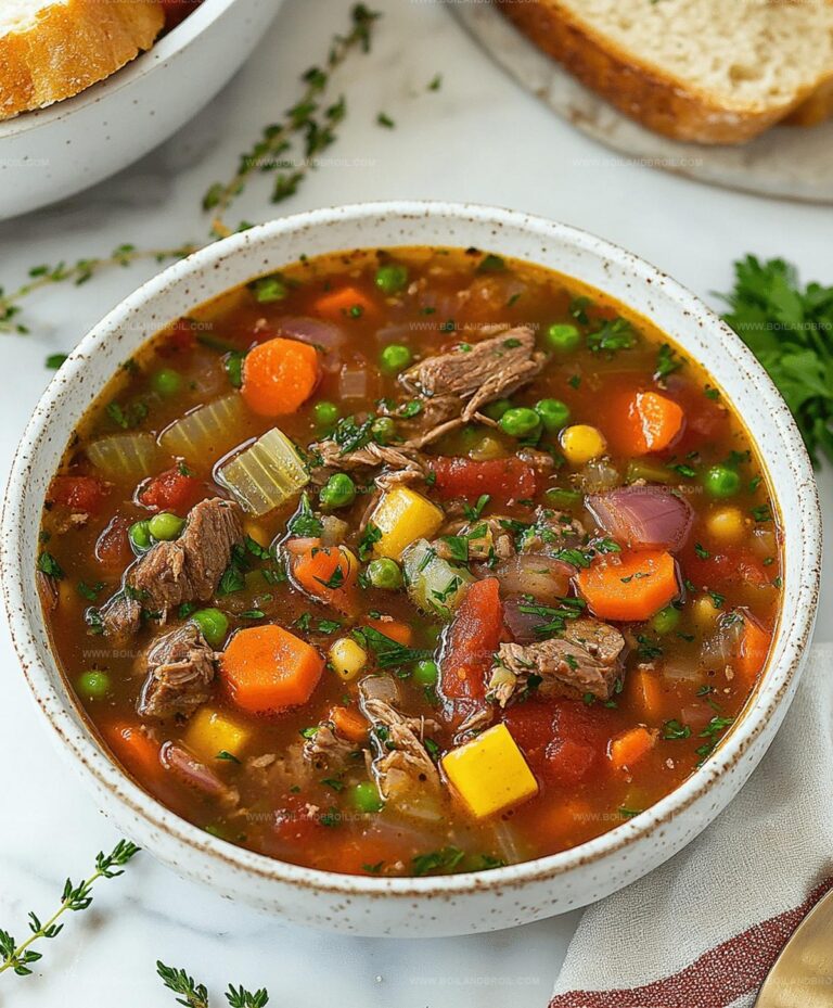 Vegetable Beef Soup Recipe