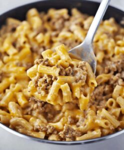 One-pot Cheeseburger Pasta Recipe