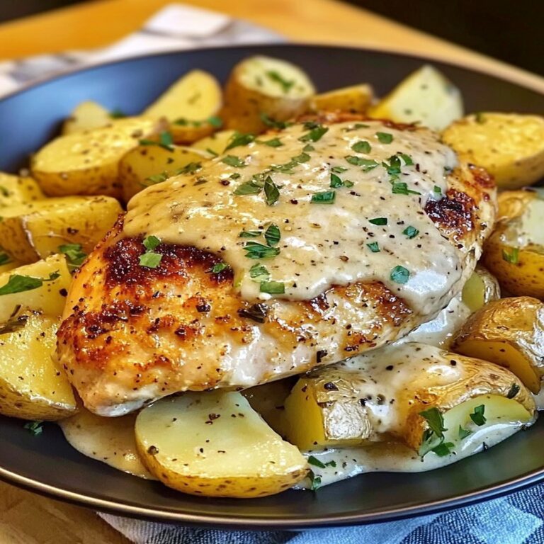 Herby Parmesan Chicken and Potatoes Recipe