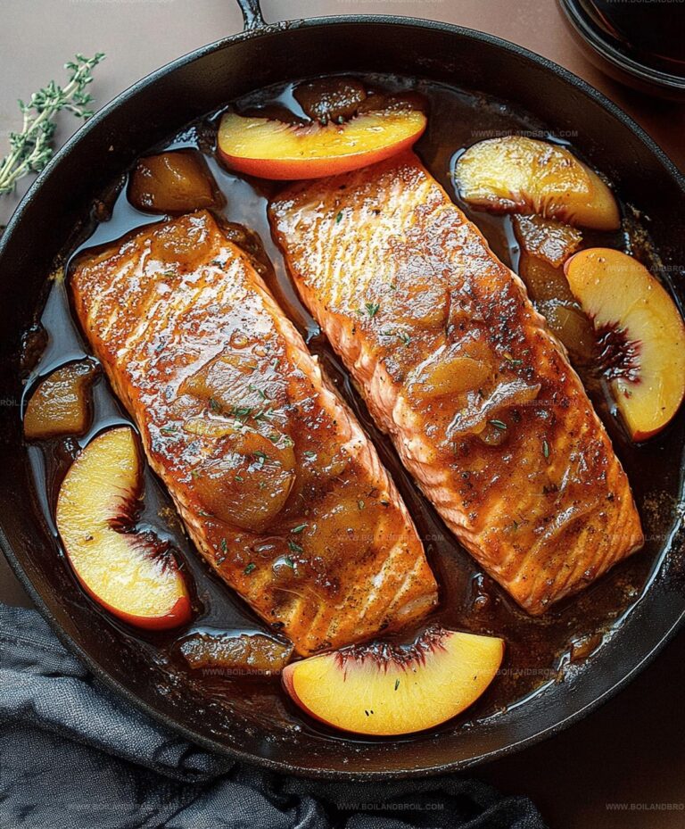 Peach Roasted Salmon Recipe