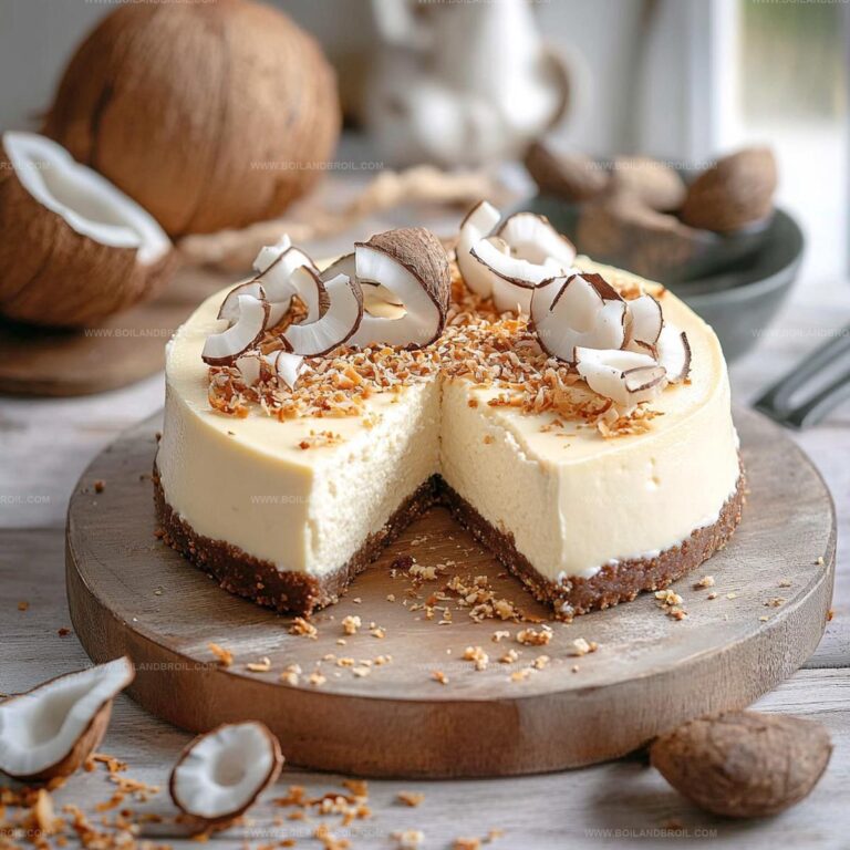 Tropical Coconut Cheesecake Recipe