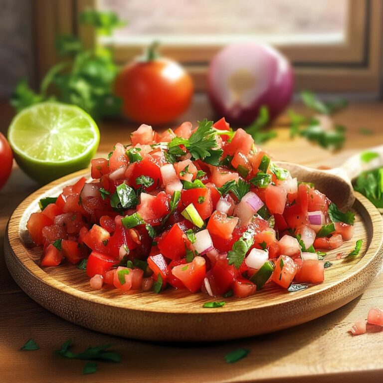 Fresh Pico de Gallo Salsa Recipe