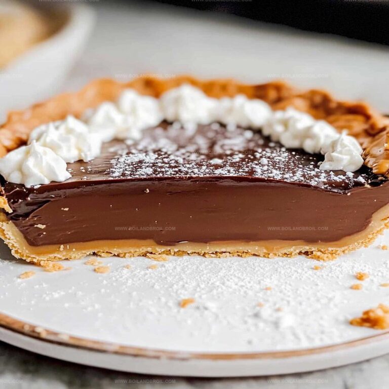 Chocolate Caramel Cream Pie Recipe