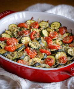 Baked Herb Tomato Zucchini Recipe