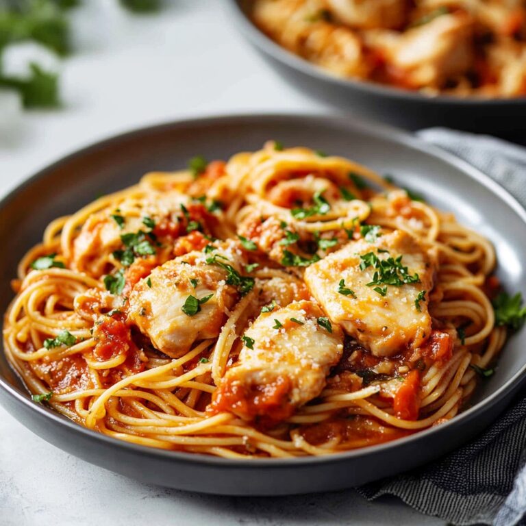 Easy Tomato & Chicken Spaghetti Recipe