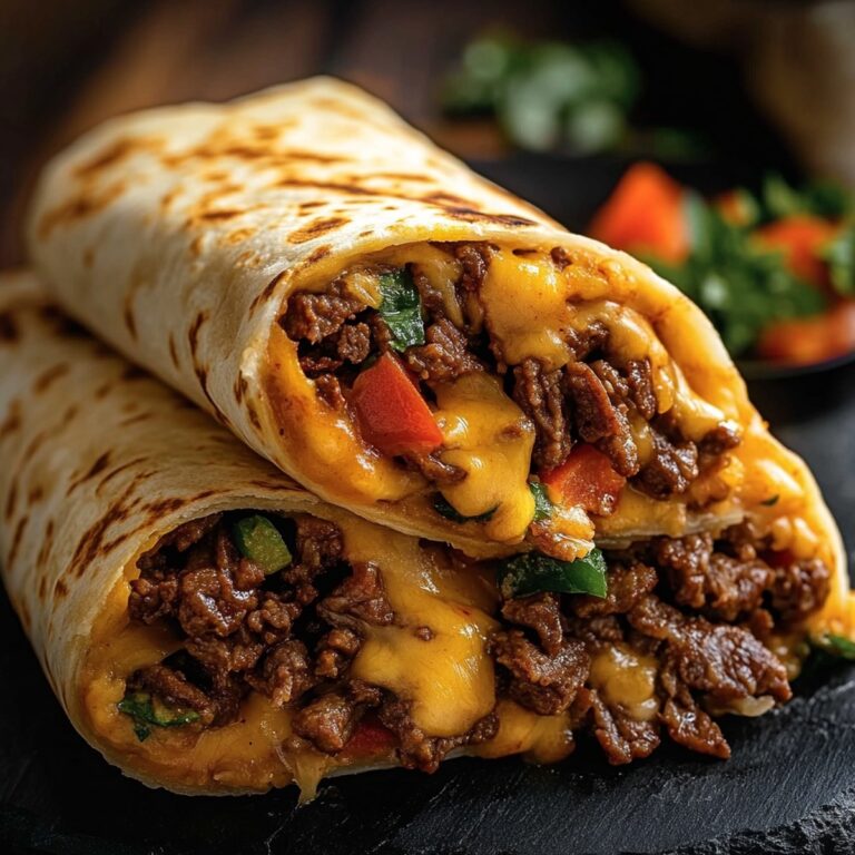 Nacho Cheese Beef Wrap Recipe