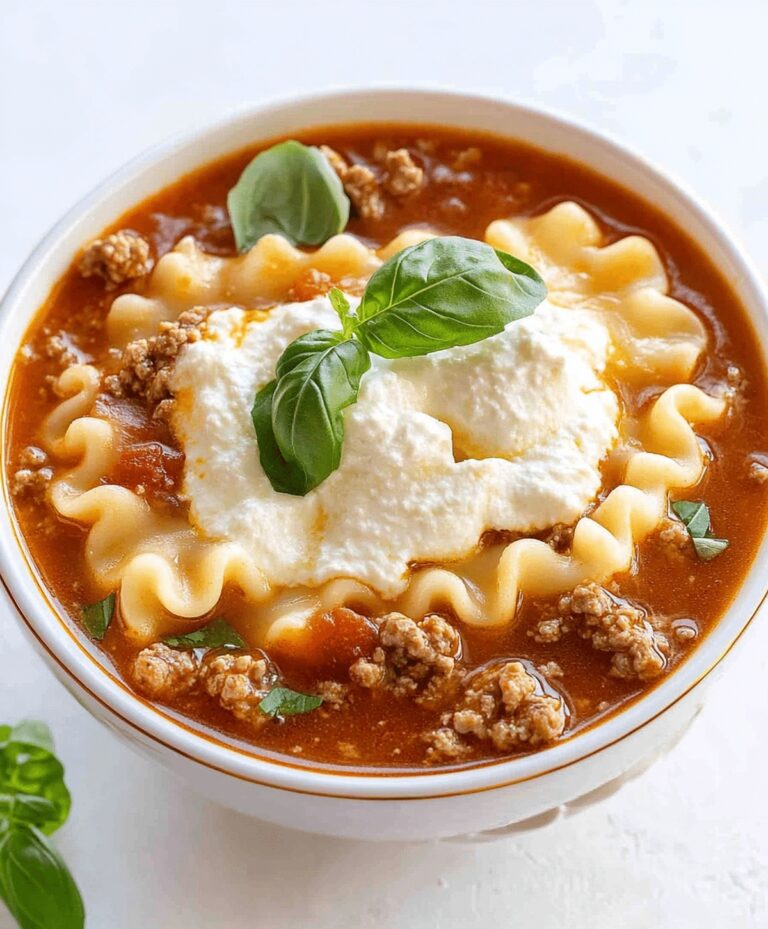 The Best Lasagna Soup Recipe