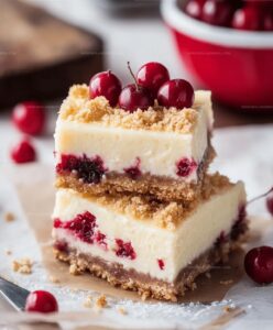 Christmas Cheesecake Bars Recipe
