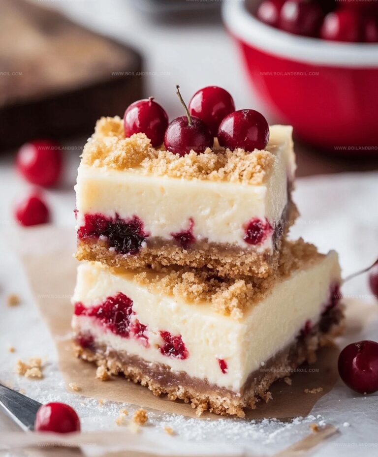 Christmas Cheesecake Bars Recipe