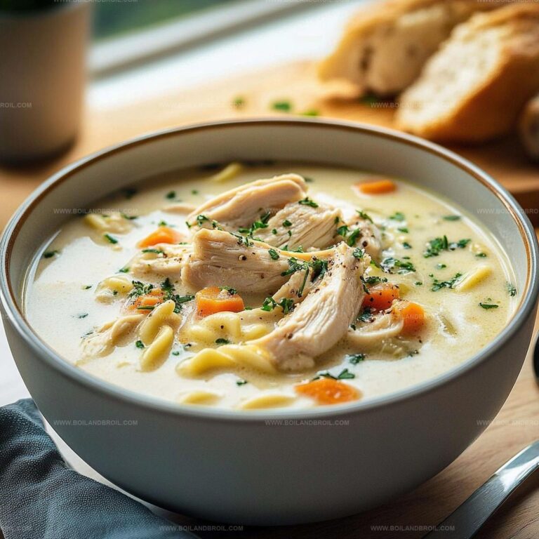 Cozy Creamy Chicken Noodle Soup Recipe