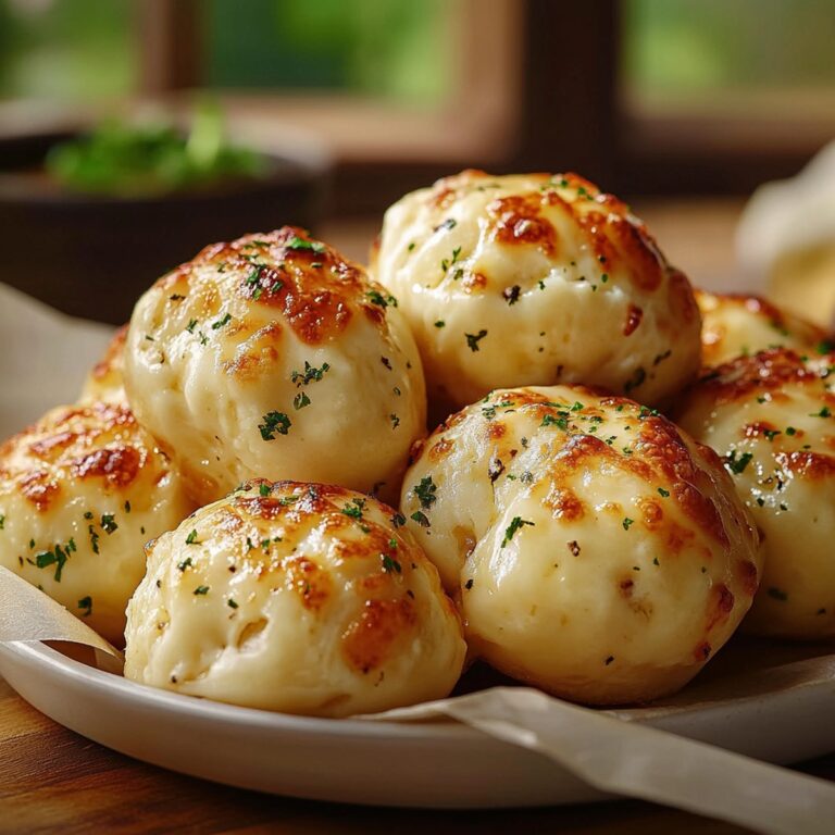 Garlic Butter Cheese Bombs A Gooey, Cheesy Delight Recipe