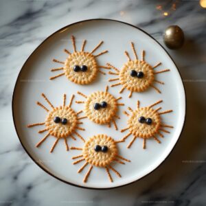 Ritz Cracker Spiders Recipe