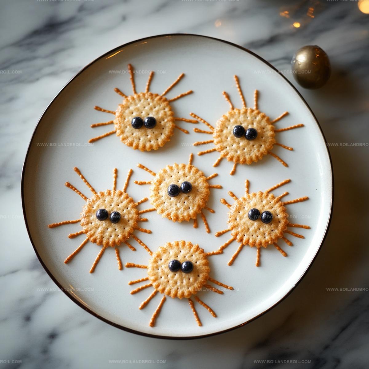 Ritz Cracker Spiders Recipe