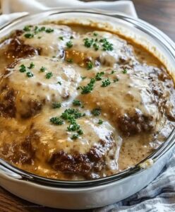 Amish Hamburger Steak Bake Recipe