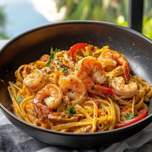 Jamaican Shrimp Pasta Recipe