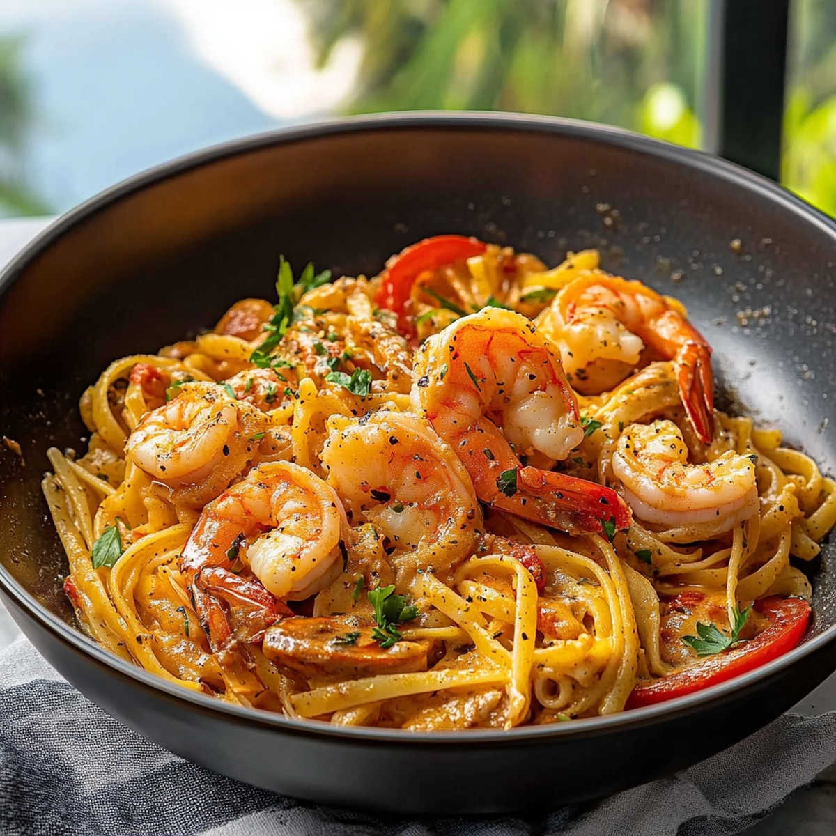 Jamaican Shrimp Pasta Recipe