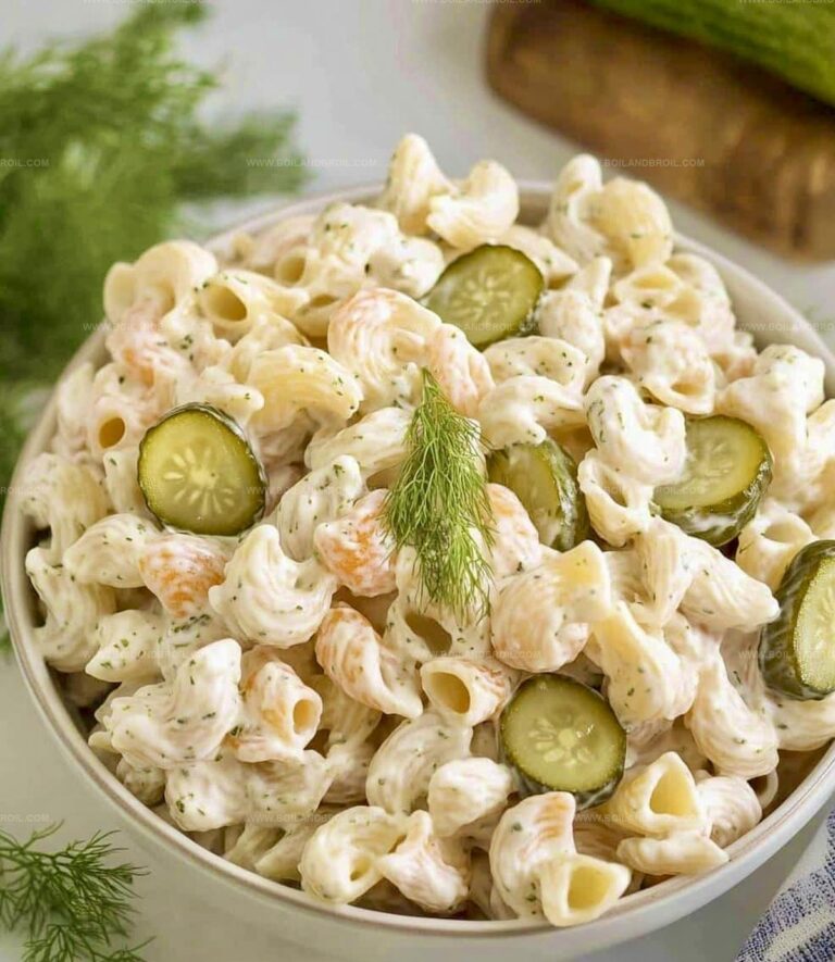 Dill Pickle Pasta Salad Recipe