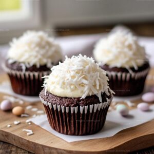 Coconut Chocolate Easter Cupcakes Recipe