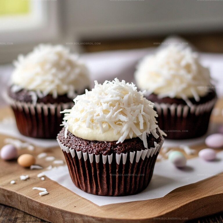 Coconut Chocolate Easter Cupcakes Recipe
