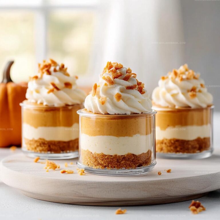 Pumpkin Pie Cheesecake Cups Recipe