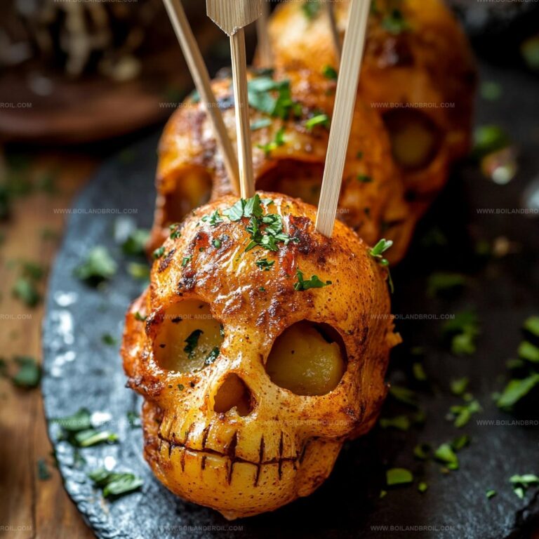 Spooky Halloween Skull Potatoes Recipe
