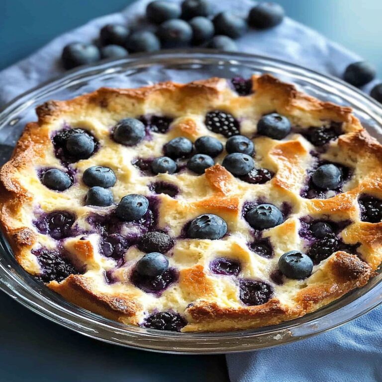 Blueberry Cottage Cheese Breakfast Bake Recipe