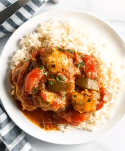 Easiest Ever Slow Cooker Chicken Cacciatore Recipe
