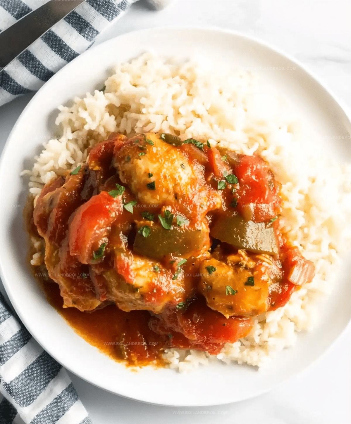 Easiest Ever Slow Cooker Chicken Cacciatore Recipe