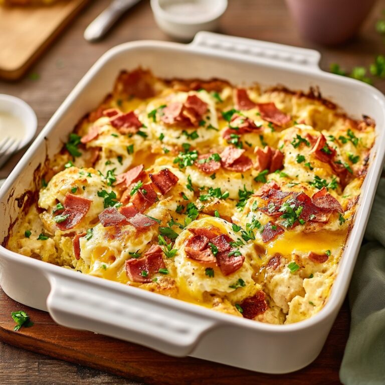Easy Eggs Benedict Casserole Recipe