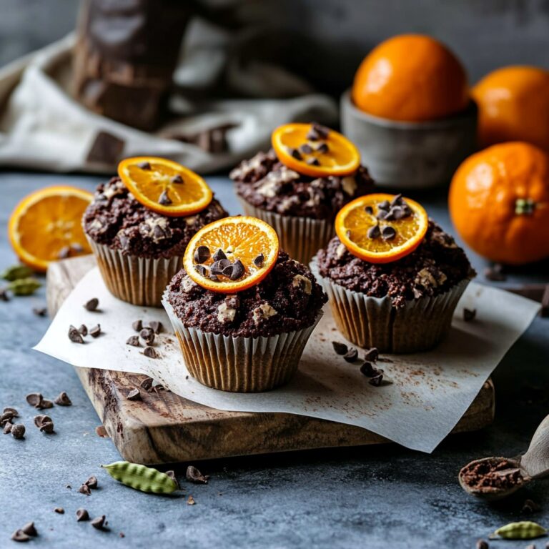 Chocolate Orange Cardamom Muffins Recipe