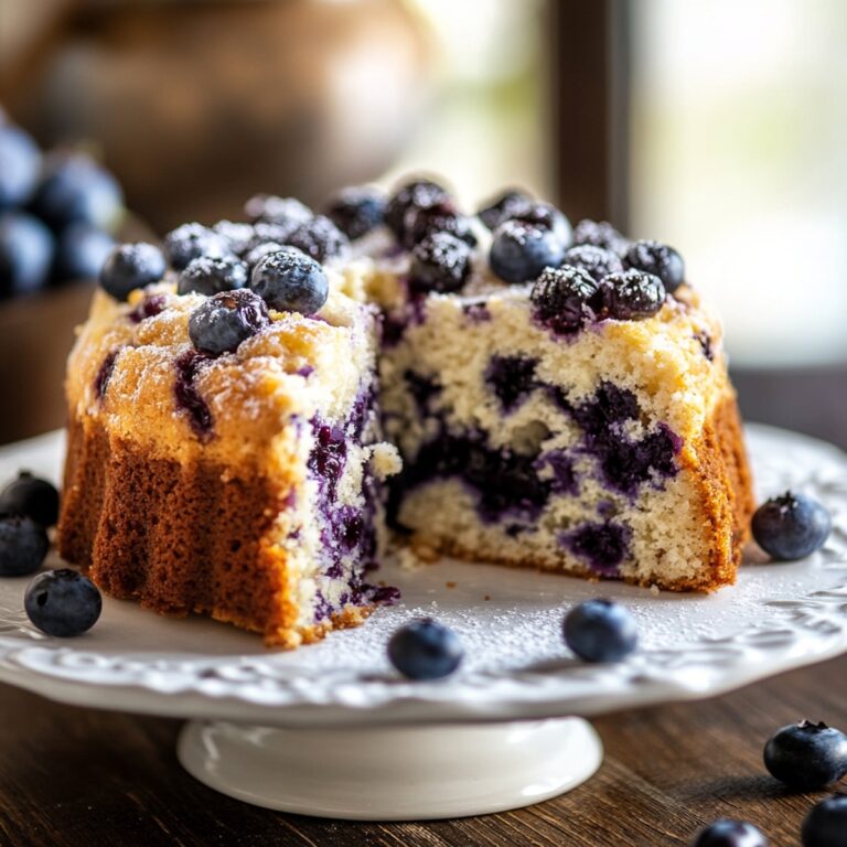 Blueberry Sour Cream Coffee Cake Recipe
