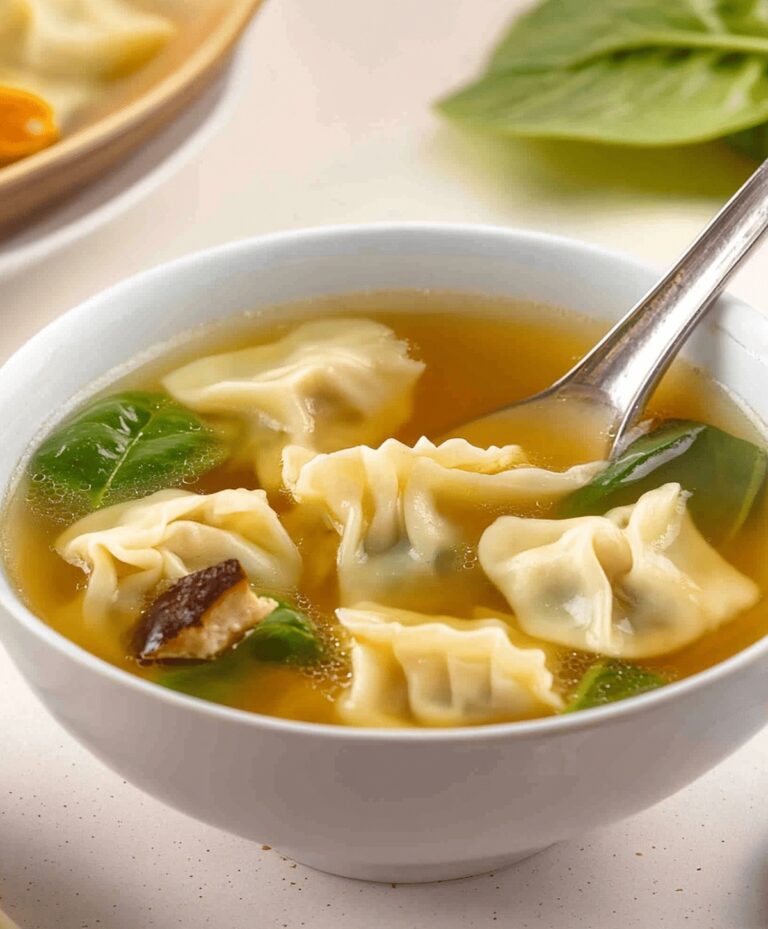 Quick & Easy Wonton Soup Recipe