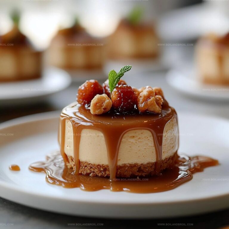Irresistible Mini Caramel Cheesecakes Recipe