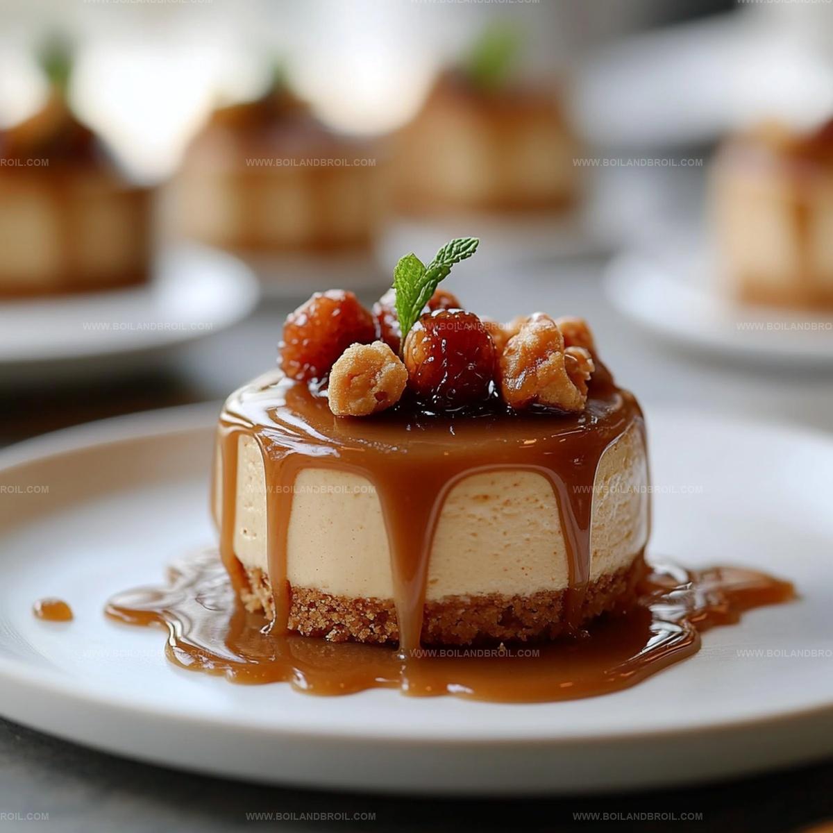 Irresistible Mini Caramel Cheesecakes Recipe