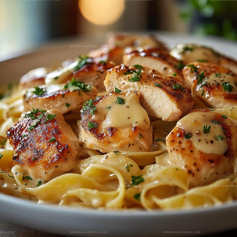 Buttery Chicken Noodles Recipe