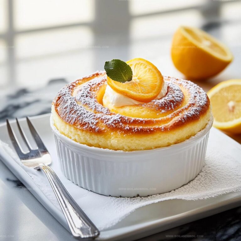 Lemon Souffle Delights Recipe