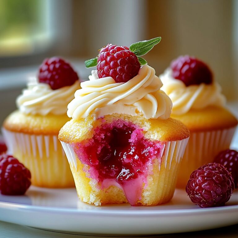 Zesty Raspberry Lemon Cupcakes Recipe