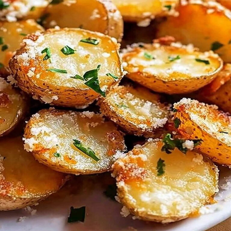 Mini Baked Parmesan Potato Rounds Recipe