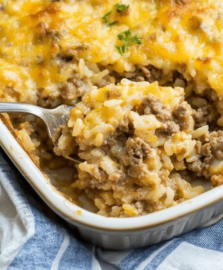Ground Beef Rice Casserole Recipe