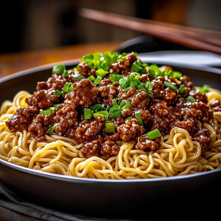 Mongolian Beef Noodles Recipe