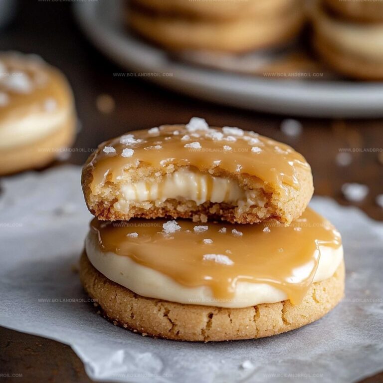 Salted Caramel Cheesecake Cookies Recipe