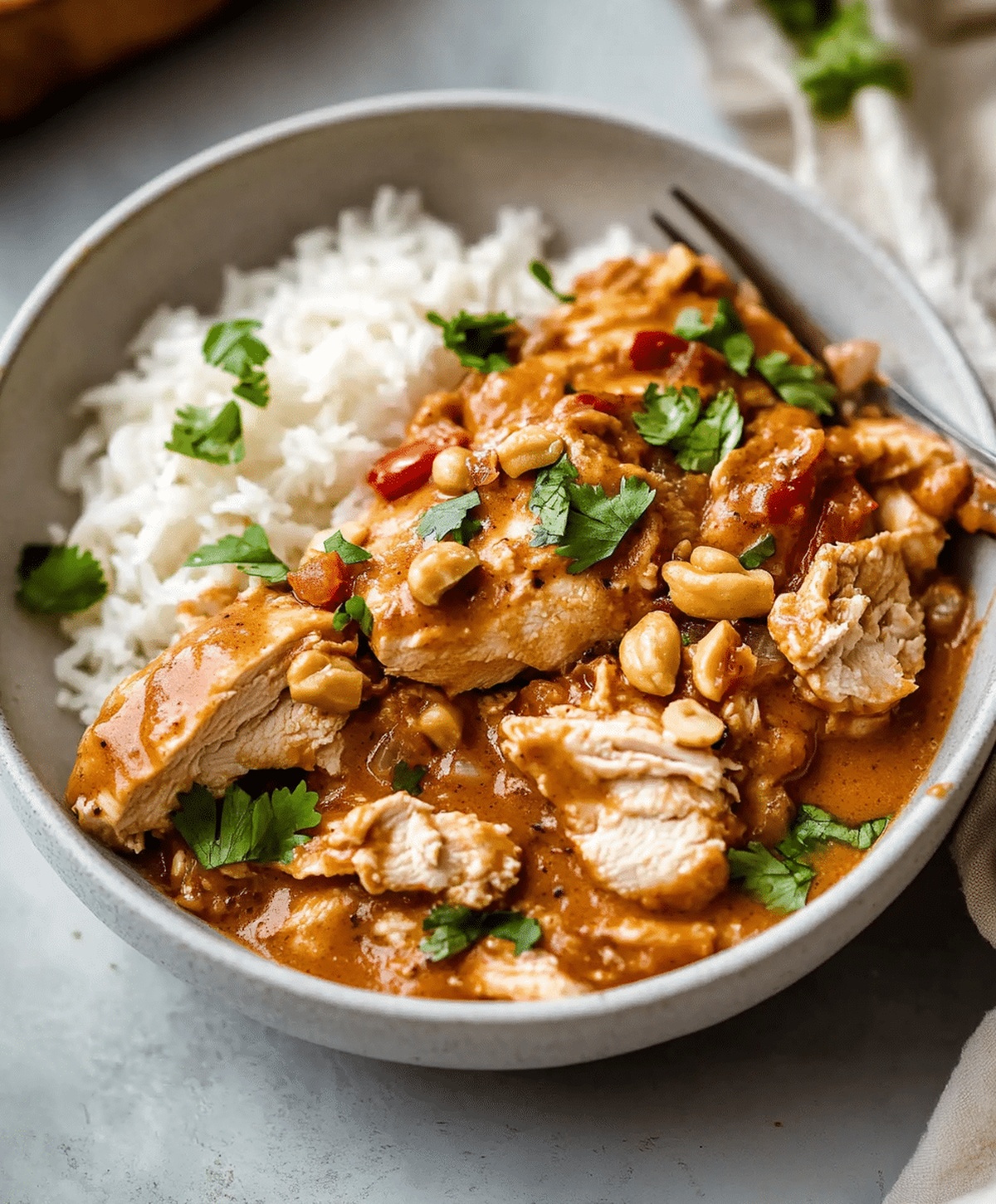 Slow Cooker Peanut Chicken Recipe