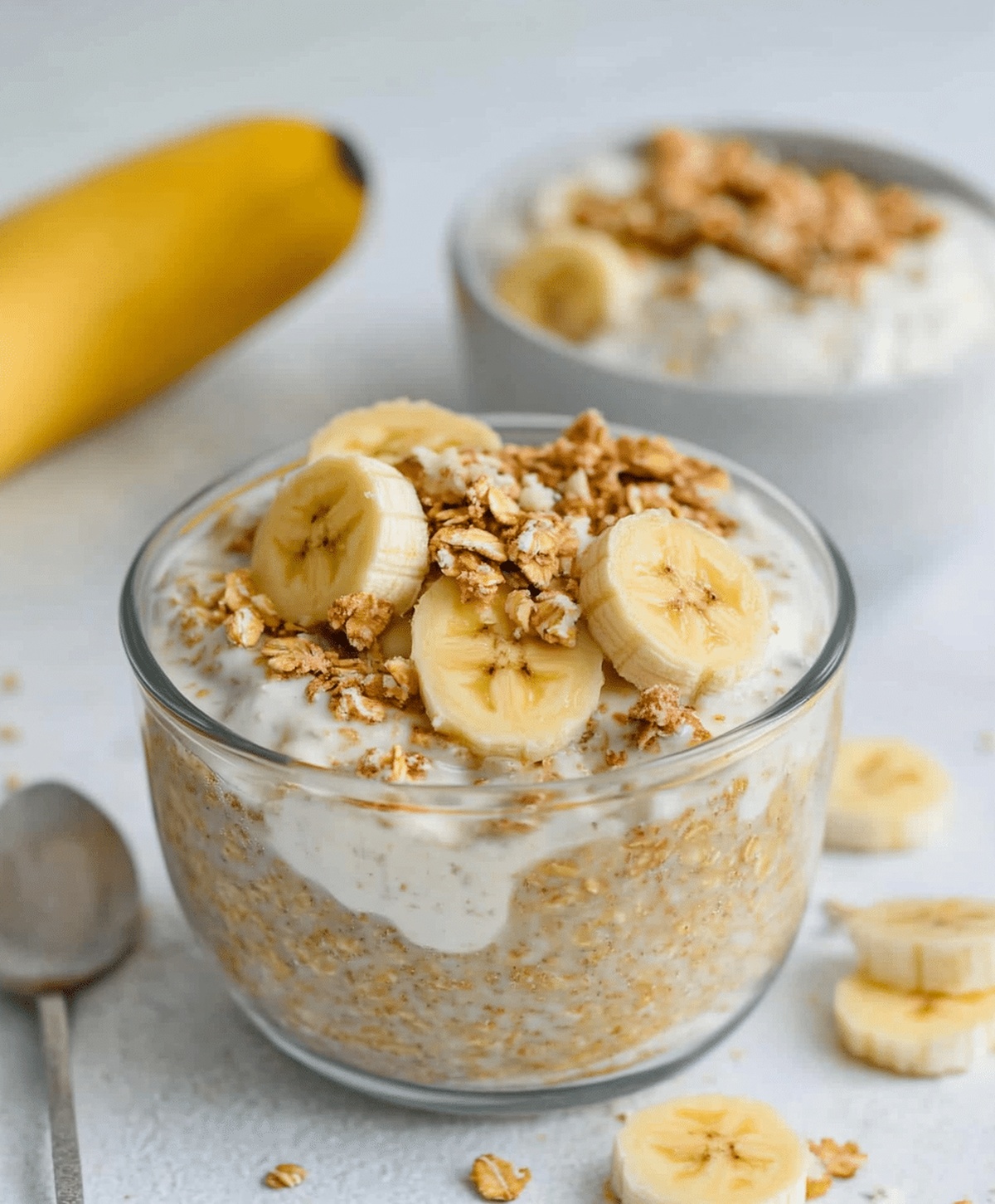 Banana Cream Pie Overnight Oats Recipe